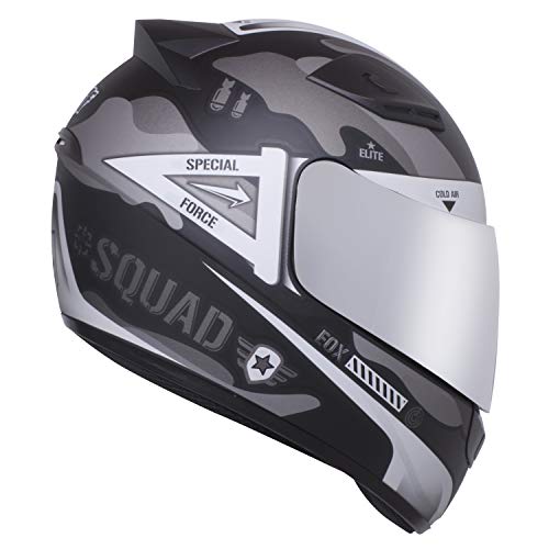 Capacete Ebf E0X War 61/Preto Fosco/Chumbo