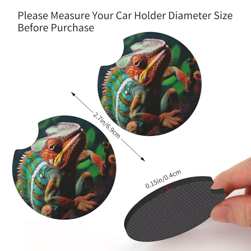 Portavasos para coche, 2 piezas, antideslizante y resistente al agua miniatura 2