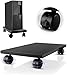 Support pour Ordinateur Tour d'ordinateur - Support pour Ordinateur en Bois avec 4 roulettes pivotantes - Convient pour Le Sol du processeur sous Le Bureau - pour la Plupart des PC