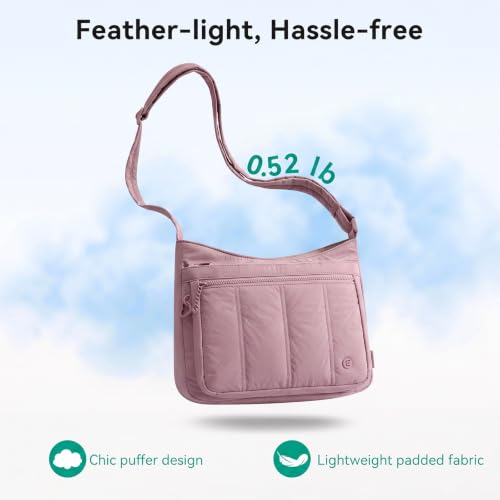 Image of Nylon Crossbody Bag for Women, Lightweight Shoulder Travel Purse