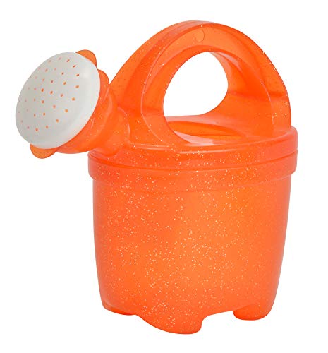 Simba 107101668 - Kleine Gießkanne, Gießer, mit Glitter, Glitzer, 16cm, Sandkastenspielzeug, Sandspielzeug, ab 10 Monaten