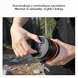 K&F Concept 1 Uniwersalny dekielek na obiektyw 58 mm do aparatów Canon Nikon Fujifilm Olympus Panasonic, 1 pasek mocujący dekielek na obiektyw, 2 ściereczki czyszczące z mikrofibry (4 w 1)