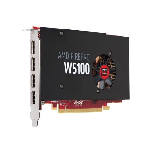 Carte graphique AMD FirePro W5100 4GB Dell W2C47 kit de rechange DisplayPort