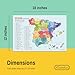 Quarterhouse 4 Poster Spanish Language Country Maps Set, Spanish Classroom Learning Materials for K-12 Students and Teachers, 12 x 18 Inches, Made in USA