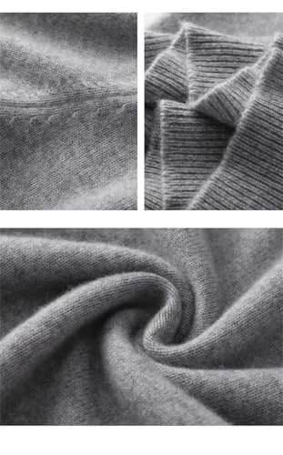 Men's Business Wool Round Neck Knitted Pullovers Casual Warm Long Sleeve Sweater4