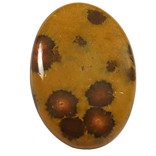Jaspe océan ovale cabochon pour sertissage et bague sur mesure