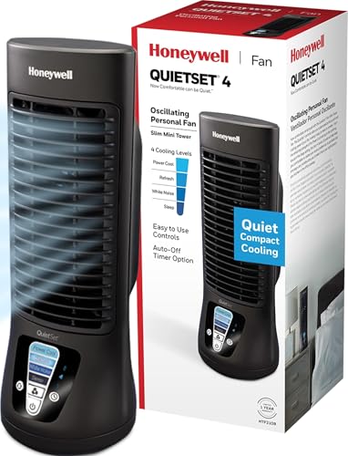 Honeywell QuietSet Personal Table Fan, Oscillating Personal...