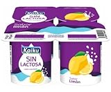 cafe kaiku precio mercadona PACK 4 X 1 - 125 GR. C/U YOGUR ELABORADO SIN LACTOSA Y CON SABOR A LIMÓN KAIKU PACK 4 X 125 GR.