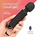 Yarosi Micro Personal Massage Wand Smallest Strongest Handheld Cordless Massager, Strong Powerful Compact Perfect For Travel, Magic Stress Away, All Body Back Legs Hand Pains Sports Recovery