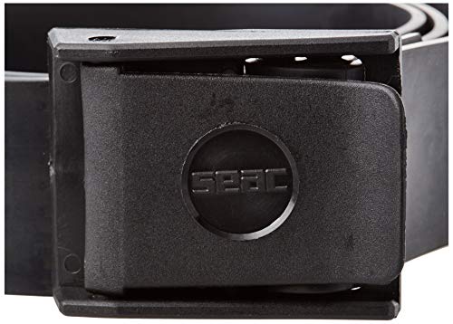 Seac Standard Rubber Belt, Black, Adjustable #TOP4