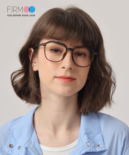 Image of Firmoo Blue Light Blocking Glasses for Women Men, TR90 Square Frame Anti Eyestrain Computer Screen Gaming Glasses