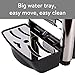 Royal-Kincool Corolla-2S Double 3.2 Gallon Bowl Refrigerated Juice Dispensers Beverage Dispenser Ice Tea Drink Machine Equipped with Thermostat Controller for Restaurant Hotel Party, 24L, Black, 120V