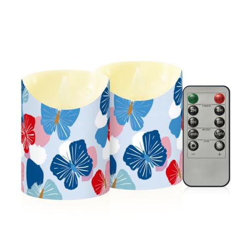 Velas realistas con batería y temporizador de 8 horas para decoración