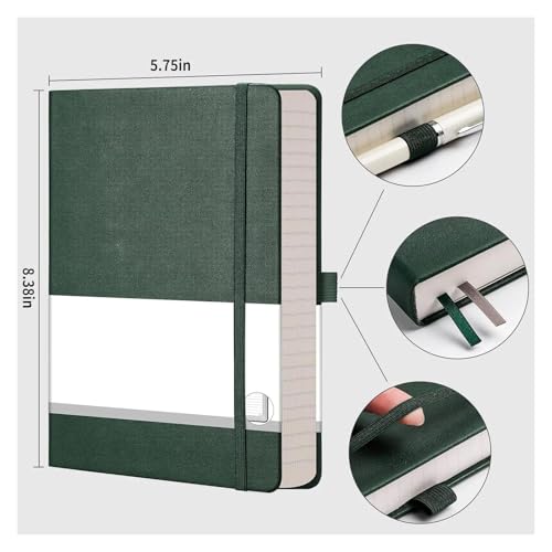 Carnet de notes A5 idéal pour offrir en cadeau avec couverture rigide en cuir - 2
