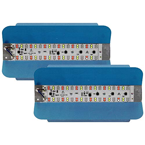Image of MLD BL2591 Multicolor 50W Automatic Colour Changing Light (Red, Green, Blue) Waterproof LED Tungstun Loding RGB Flood Lights | Pack of 2