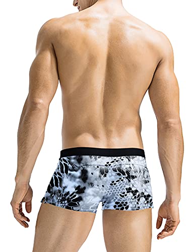 image for COOFANDY Mens Quick Dry Lightweight Square Leg Cut Trunks Swimwear, XX