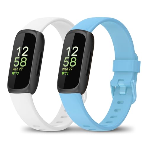 [HeeNia] �o���h Fitbit Inspire 3 / 2 / 1 /Inspire HR/Ace 2 /Ace 3 �Ή� �V���R�� �X�g���b�v ���[�v �X�|�[�c ���v�x���g �ւ��x���g L�T�C�Y �h���� �y�� �K�[�~�� Fitbit Ace 2 