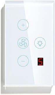 Tuya Zigbee Smart Fan Lichtschalter US-Netzwerkverbindung APP-Steuerung/Assistant Sprachsteuerung