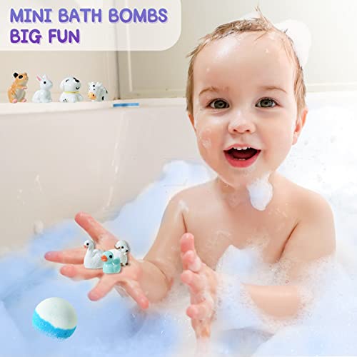 Bath Bomb Gift Set With Toys Inside, 20 Pack Organic Bath Bombs For Kids, Kids Safe Handmade Fizzy Balls For Kid, Ideal Birthday Gift For Boys & Girls) #TOP7