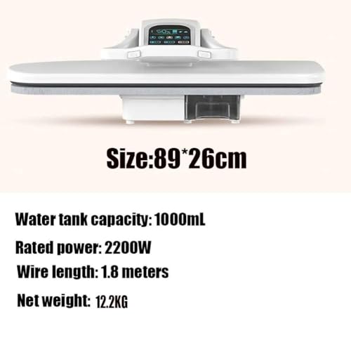 Professional Steam Press Ironing 2200W,66/79/89cm Clothes Ironing Press Machine with Touch Screen Panel, 1L Retrospecti Ironing Machine Fabric Steamer,26inch - Image 4