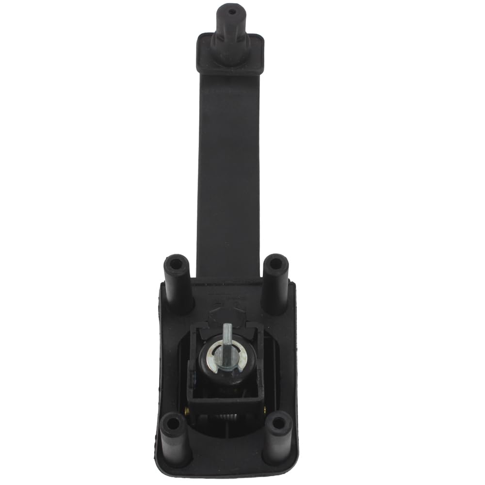 POS - Cerradura exterior para puerta de caravana o caravana, color negro