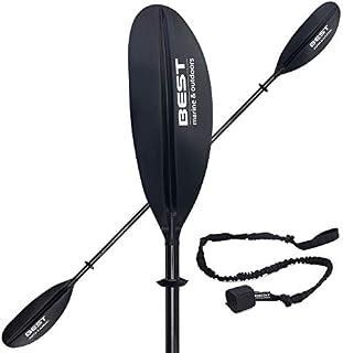Best Marine Kayak Paddle. 234cm (92in) Premium Carbon Fiber Paddle with Reinforced Fiberglass