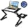 Laptop Table, Adjustable Laptop Bed Table, Portable Laptop Workstation Notebook Stand Reading Holder，Ergonomic Lap Desk TV Bed Tray Standing Desk