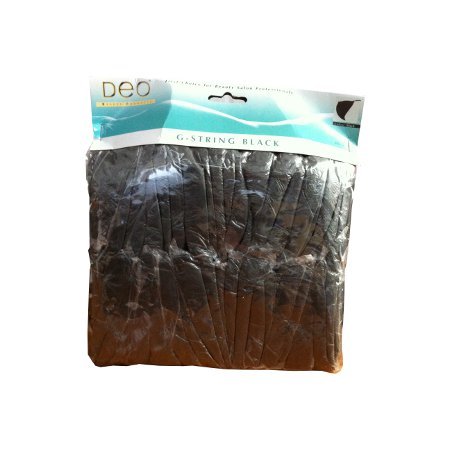 Deo Beauty G String Black (X50)