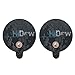 HiDow Tens Unit Replacement Stim Pads Large Round Electrodes | Premium Quality Large Electrode Pads Competable with Hi-Dow | IQ Massager | Healthmateforever TENS Units