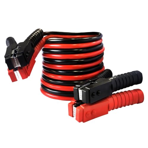 UPKOCH Cavo Avviamento Batteria Auto Metri Heavy Duty con Morsetti Isolati per Auto Suv Camion e Veicoli Compatti Kit Jumper Professionale Antigroviglio e Resistente