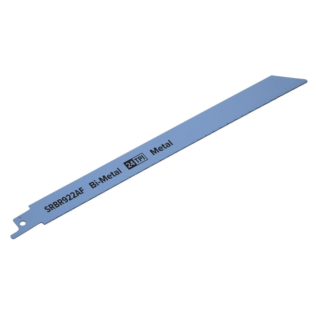 Sealey Reciprocating Saw Blade For Metal 230Mm 24Tpi - Pack Of 5 Srbr922af 5054511806502