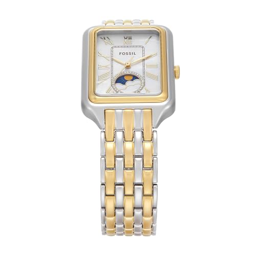 Fossil Orologio Raquel Per Donna, Movimento Al Quarzo A Tre Lancette Con Cinturino In Acciaio Inossidabile - 2