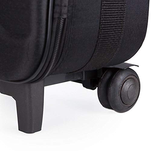 Mala de Viagem Pequena de Bordo em Poliester Ika Comet Preta