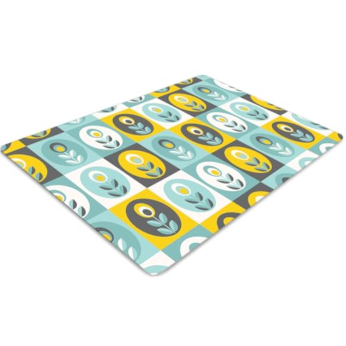 Tapis de protection de sol 120x90 pour chaises de bureau