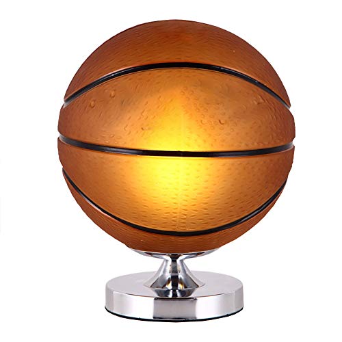 Preisvergleich Produktbild Glasschreibtischlampe Fußball Sport Themen Matte Tisch Schlafzimmer Nachttischlampen Kreative Fußball Basketball Tischlampen Augenschutz Spaß Lampe Für Kinderzimmer, Jungen Oder Mädchen Schlafzimmer