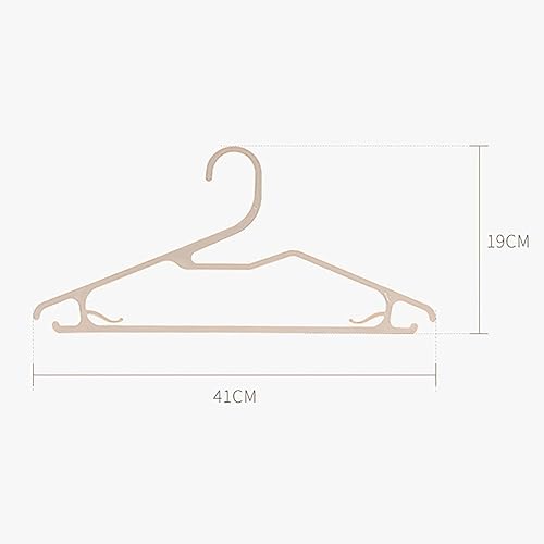 Miniatura 2 de Perchas para bebés recién nacidos, 10 perchas de plástico para ropa de bebé, perchas antideslizantes ultrafinas para niños, perchas para ropa para