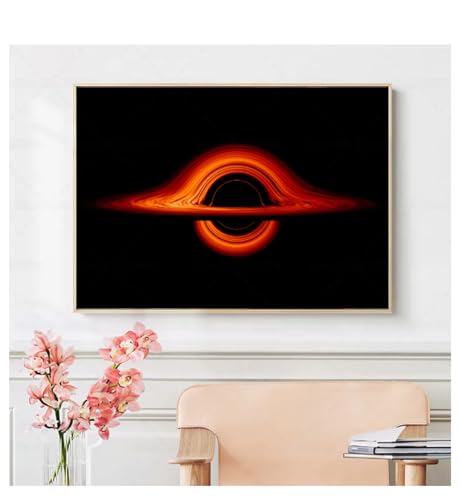 Impression Astronaute Toile Trou Noir Solution Déco Grand Mur Vide Salon Affiche 50 x 70 cm