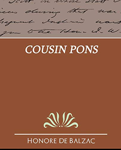 Cousin Pons 159462836X Book Cover