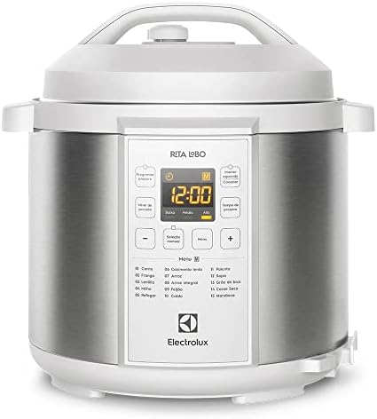 Panela de Pressão Elétrica Electrolux 6L Branca Experience por Ri...
