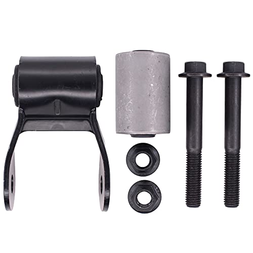 NewYall Pack of 2 Rear Left or Right Rearward Leaf Spring Shackle Kit for Jeep Cherokee Sport Utility 1984-2001, Wagoneer Sport Utility 1984-1990