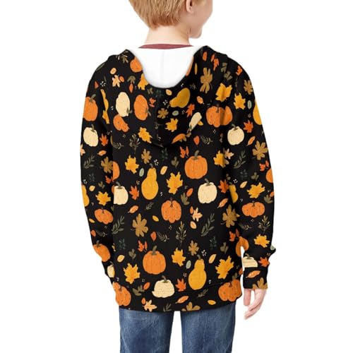 HUIACONG Zip Up Hoodie Boys Girls Jackets Kids Sweatshirts4