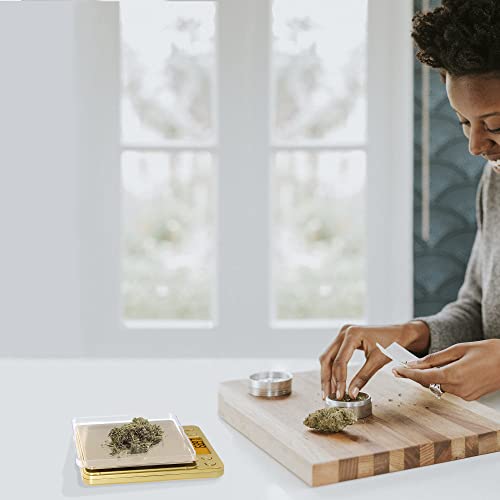 Fuzion Digital Scale .01 Gram Accuracy, 500G Small Jewelry Scale, Gold Scale, Digital Gram Scale 0.01, Herb Scale, Spice Scale, Mini Food Scales Digital Weight Gram And Oz #TOP6