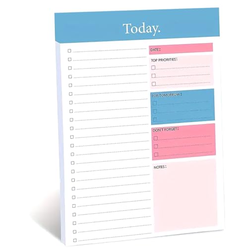 Deco LifeÂ® Daily Planner A5 Tear Off Today To Do List Dai