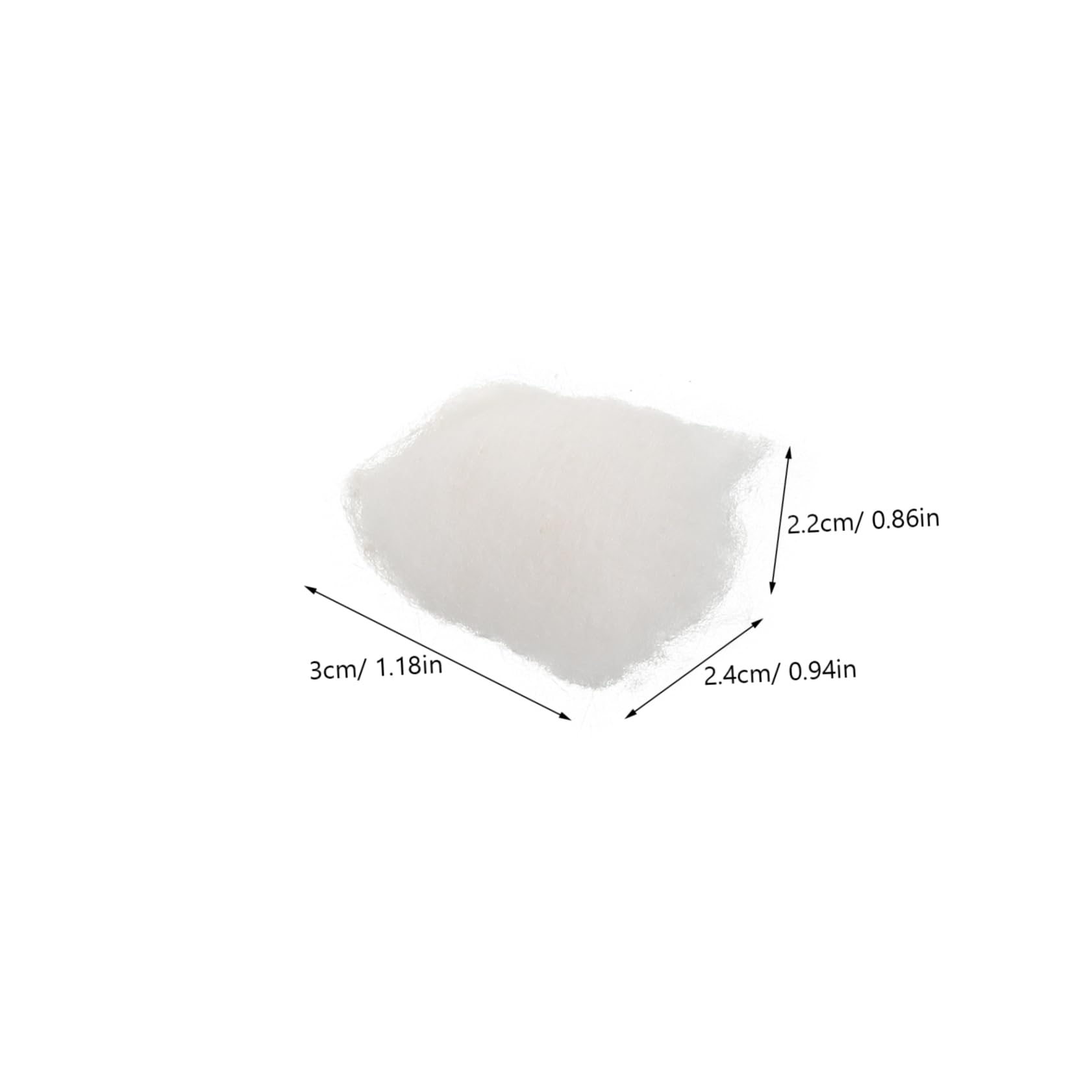 Batuffoli di Cotone Bianco 500g, Morbidi e Assorbenti per Unghie | Cotone Naturale, Uso su Pelle, Rimozione Make-up e Smalto, Formato Portatile da 500g