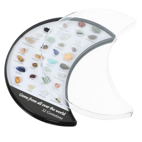 Veemoon Teaching Mineral Stones Specimen Natural Stone Model 1 Set Mineral Rock Specimens for Geography Learning