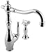 Graff G-4815-OB Corsica One Handle Kitchen Faucet with Sidespray Olive Bronze