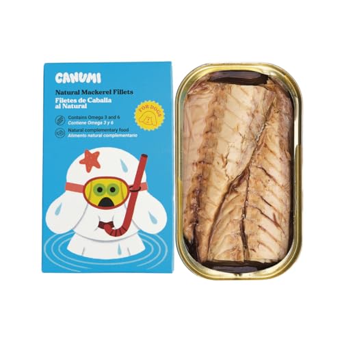 Canumi Filete de Caballa al Natural 120g para Perros