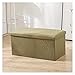 Nadaje się do Family Składane pudełko do przechowywania z pokrywką bawełnianą linną storerag ubrania szafy Organizer Box Funkcjonalny Ottoman Bench Soft Footstool (Color : Green, Size : 30x30x30cm)