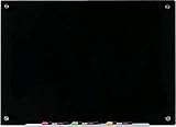 Black Glass Dry-Erase Board -  23 5/8 x 35 1/2