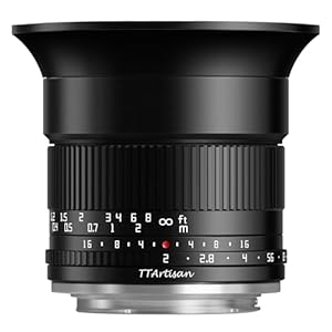 TTArtisan 10mm F2 APS-C Ultra-Wide Camera Lens Compatible with Fuji X-Mount Cameras XS10 X-A5 X-A7 X-M1 X-M2 X-E4 X-T1 X-T10 X-T2 X-T20 X-T3 X-T4 X-T100